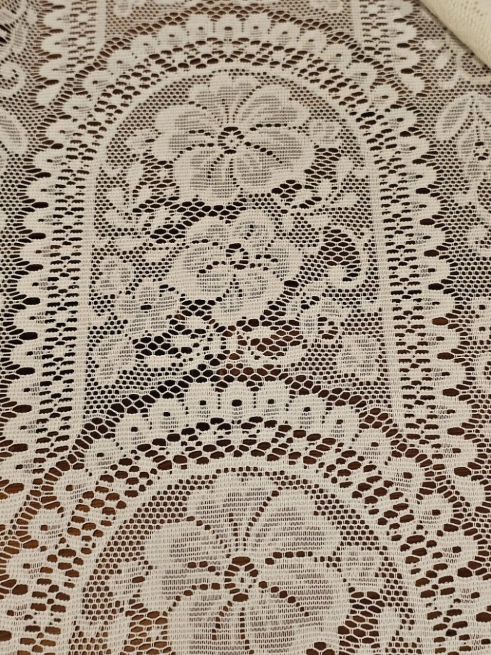 6 Meters of Ecru Lace Fabric – Victorian Romantic Sewing Material